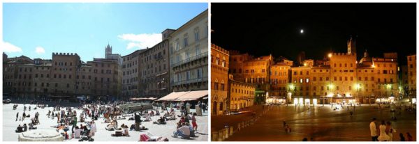 Siena || creative commons photos by Sergio Del Piccolo (left) & Gianni (right)