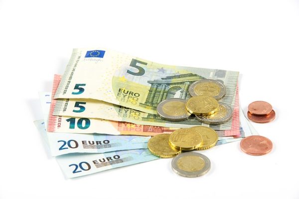 Euro notes and coins || public domain photo